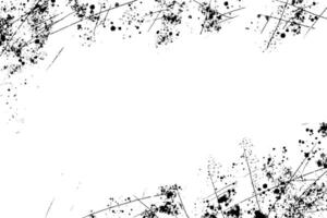 Noise grunge background of black and white texture. Abstract scratched dirty pattern. Monochrome design element. vector