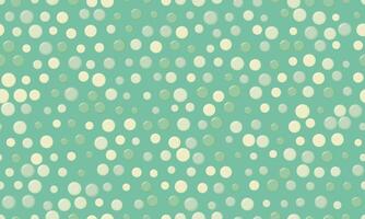 Seamless pastel circle pattern. Elegant, whimsical design with soft teal background varying sized dots. Ideal for backgrounds, textiles, websites, playful branding. vector