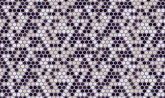 Abstract geometric pattern of subtly shifting circles in shades of purple, beige, and brown. vector