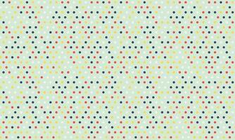 Abstract pastel green background with a repeating geometric pattern of colorful dots. Perfect for website banners, social media posts, or textile design. vector