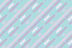 Sweet pastel diagonal lines and dots create a cheerful, playful pattern. Perfect for branding, website backgrounds, textiles, and social media. vector