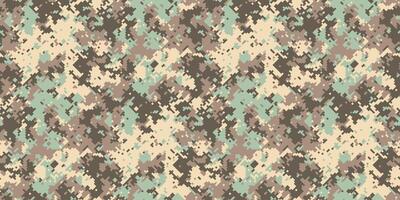 A camouflage pattern in beige and brown vector