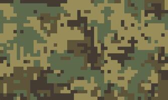 Abstract digital camouflage pattern. Perfect for military, gaming, or fashion designs. vector
