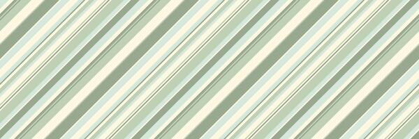 Elegant diagonal stripes in calming pastel greens and creams. Perfect for backgrounds, website banners, textile designs, or creating a serene, minimalist aesthetic. vector
