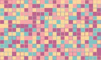 Abstract pastel square mosaic pattern. Perfect for website backgrounds, textile designs, or vibrant branding. Represents connection, diversity, or modern design. vector