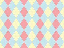 Pastel diamond pattern background. Perfect for branding, websites, or textile design. Soft, cheerful colors create a sweet and elegant aesthetic. Ideal for spring or summer projects. vector