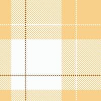 Elegant pastel plaid pattern in soft peach and white. Perfect for textile design, website backgrounds, or seasonal branding. vector