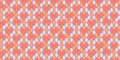 Abstract pastel coral and peach scale pattern. Perfect for textile design, website backgrounds, or vibrant branding. This repeating geometric design evokes feelings of calmness and optimism. vector