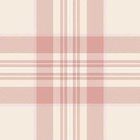 Delicate blush pink and cream plaid pattern. Perfect for textile design, website backgrounds, or feminine branding. This subtle yet elegant texture evokes feelings of warmth and comfort. vector