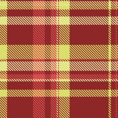 Vibrant red and yellow plaid pattern. Perfect for textile design, fashion, or website backgrounds. This seamless texture offers a warm, inviting aesthetic, ideal for autumn or fall themes.