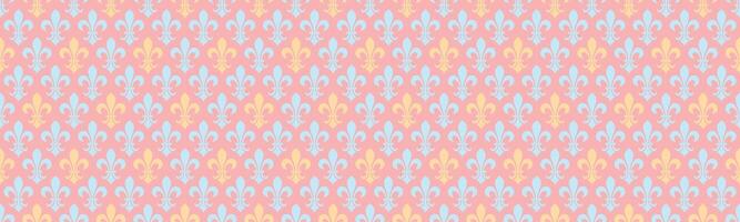 A pink and blue pattern with small triangles vector