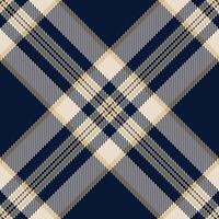 Gorgeous pattern check fabric, warm plaid texture seamless. Man textile background tartan in dark and light colors. vector