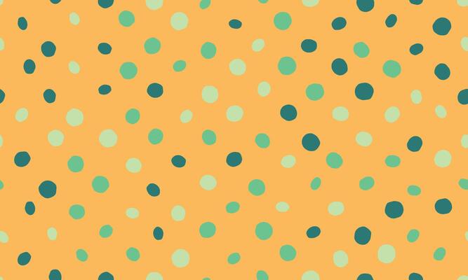 A yellow and green polka dot pattern