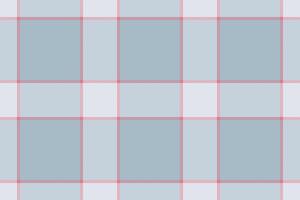 Elegant light blue and white gingham check pattern with delicate pink lines. vector