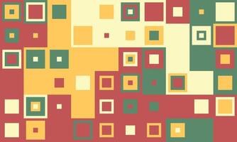 Abstract geometric pattern with colorful squares. A vibrant, retrostyled design ideal for backgrounds, textiles, or website design. vector
