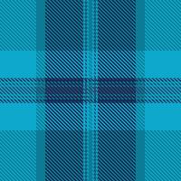 Vibrant teal and navy plaid pattern. Perfect for textile design, website backgrounds, or fashion illustrations. This geometric texture evokes feelings of comfort and sophistication. vector