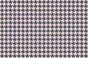 Elegant houndstooth pattern in navy and cream. Perfect for fashion, textile, or website backgrounds. This classic design offers sophistication and timeless style. vector