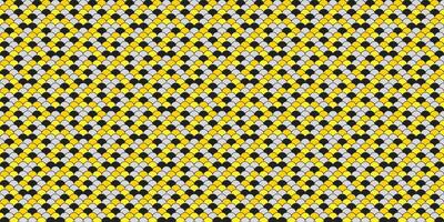 Elegant woven gold, silver, and black geometric pattern. Perfect for luxurious backgrounds, textile designs, or website textures. vector