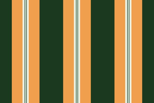 Vibrant vertical stripes in autumnal orange and deep green create a bold, modern pattern.