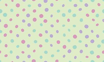 Delightful pastel polka dot pattern. Perfect for playful backgrounds, textiles, or whimsical designs. This cheerful, seamless texture evokes joy and spring. vector