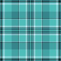 Seamless teal and white plaid pattern. Perfect for textile design, backgrounds, website banners, and fashion projects. This versatile image evokes feelings of calmness and sophistication. vector