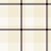 Cool background tartan textile, tradition check fabric. Layout seamless texture plaid pattern in light and white colors. vector