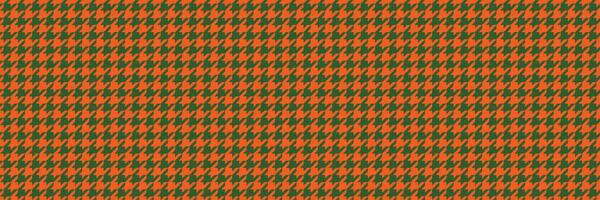Vibrant orange and green houndstooth pattern. Perfect for textile design, fashion, backgrounds, and autumnal projects. vector