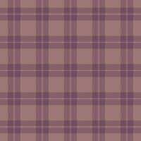 Minimal plaid background pattern, stitch fabric tartan check. Carpet textile texture seamless in pastel and pink colors. vector