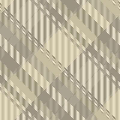 Abstract diagonal plaid pattern in muted beige and taupe tones. Elegant and versatile, perfect for textile design, website backgrounds, or packaging.