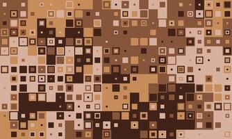Abstract earthytoned square pixel mosaic. Versatile design perfect for website backgrounds, textures, or modern art projects. Evokes feelings of warmth, complexity, and subtle movement. vector