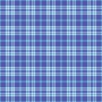 Professional seamless fabric textile, refresh pattern plaid texture. Woven tartan background check in indigo and blue colors. vector