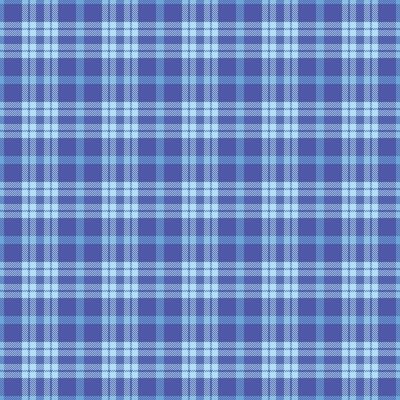 Professional seamless fabric textile, refresh pattern plaid texture. Woven tartan background check in indigo and blue colors.