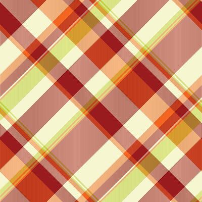 Vibrant diagonal plaid pattern in warm autumnal hues. Perfect for textile design, fallthemed projects, or adding a touch of rustic charm to any design.