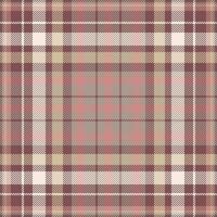 Elegant blush pink, beige, and brown plaid pattern. Perfect for textile design, fashion, or website backgrounds. Subtle texture and soft colors evoke a sense of calm and sophistication. vector