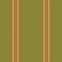 Creativity stripe textile , revival seamless pattern fabric. Variation background texture lines vertical in yellow and orange colors. vector
