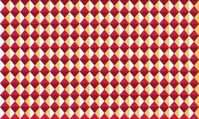 Abstract geometric pattern with vibrant red and gold diamond shapes. Perfect for backgrounds, website design, or textile prints. This seamless texture evokes a sense of luxury and sophistication.