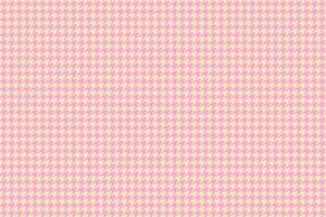 Elegant pink and beige houndstooth pattern. Perfect for fashion, textile, or website backgrounds. This classic design offers a sophisticated, yet playful aesthetic. vector