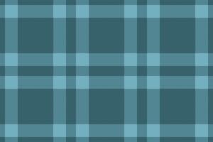 Serene check fabric, creativity background pattern tartan. Expressive texture textile plaid seamless in cyan color. vector