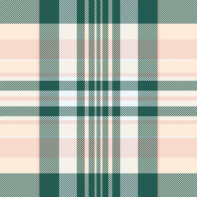 Elegant pastel pink and teal plaid pattern. Perfect for textile design, fashion, home decor, or as a background texture.