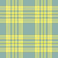 Unique seamless tartan pattern, clan check background. Creative textile texture fabric plaid in lime and pastel colors. vector
