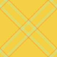 Effect seamless check background, discount fabric tartan . Graphic texture pattern plaid textile in yellow and lime colors. vector