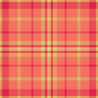 Weave fabric textile tartan, art texture check pattern. Turkish background plaid seamless in red and yellow colors. vector