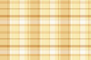 Attire pattern fabric seamless, relief check tartan background. Quilt plaid texture textile in amber and light colors. vector