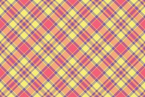 Vibrant pastel plaid pattern. Perfect for textile design, website backgrounds, or crafting projects. This cheerful, diagonal check design evokes feelings of warmth and optimism. vector