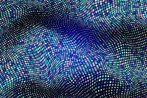 A swirling textured pattern of colorful dots on a dark background, creating an optical illusion vector