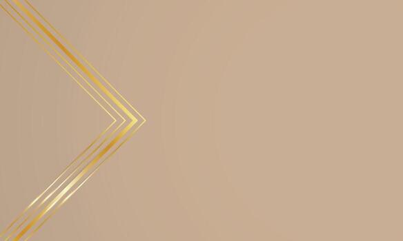 Abstract background Low poly abstract white and golden lines, empty background vector
