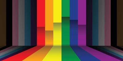 Pride Month in June. color symbol of pride concept background. LGBTQ multicolored rainbow flag, high resolution poster vector