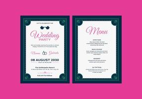 Modern Invitation Template vector