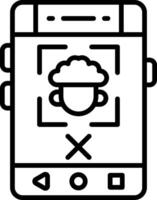 Face Recognition Creative Best Design vector