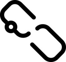 Unlink Disconnect Chain Icon vector
